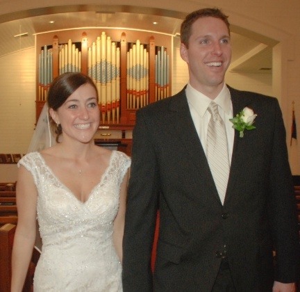 Doctor Mazzawi and his wife at their wedding