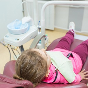 Child under oral conscious sedation